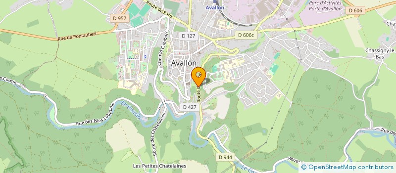 localisation de l'entreprise ARLOT SARL à AVALLON
