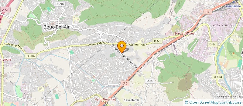 localisation de l'entreprise ARLOVIC à BOUC-BEL-AIR