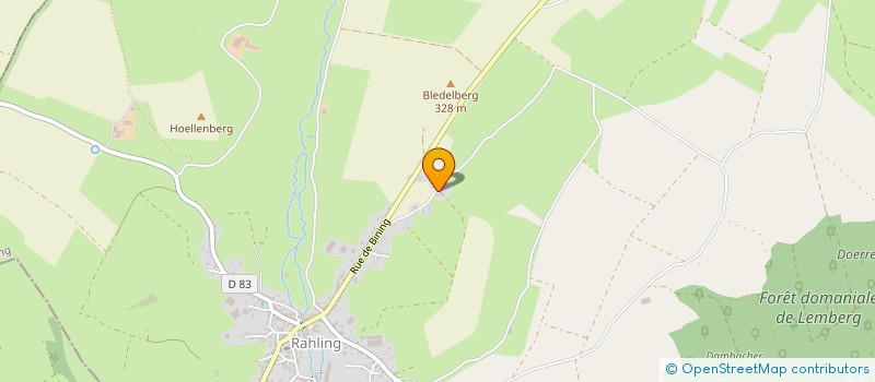 localisation de l'entreprise ARLU  RAHLING