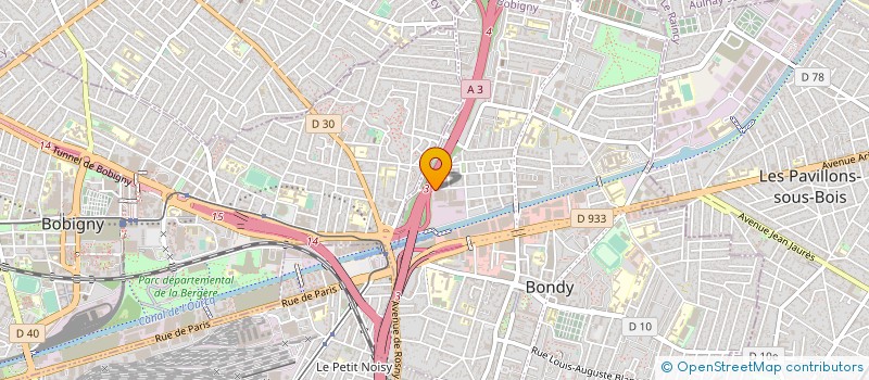 localisation de l'entreprise ARLUM INVESTISSEMENTS à BONDY