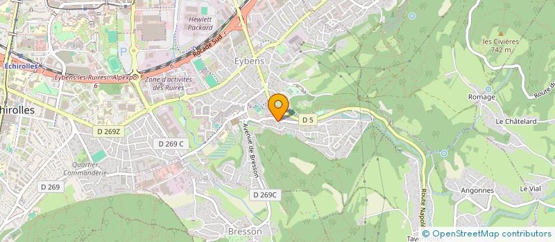 localisation de l'entreprise ARLY à EYBENS