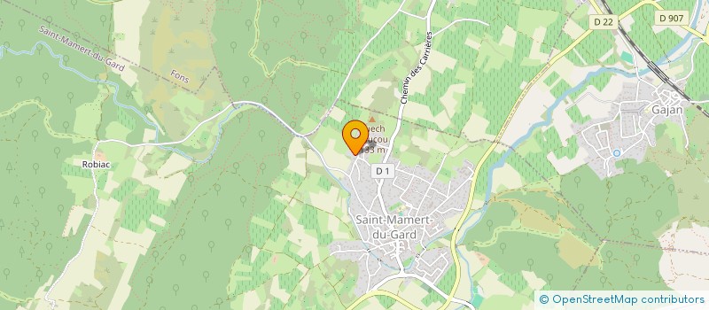 localisation de l'entreprise ARLY  SAINT-MAMERT-DU-GARD