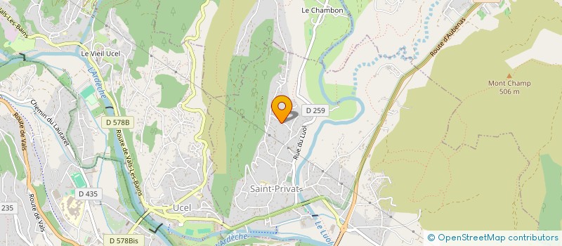 localisation de l'entreprise ARLY  SAINT-PRIVAT