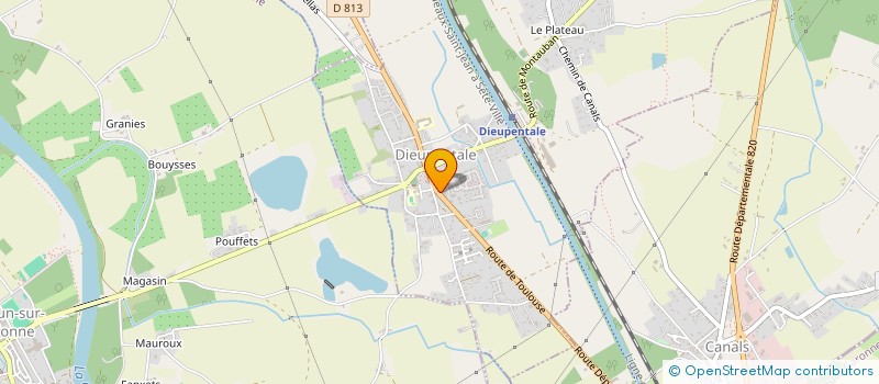 localisation de l'entreprise ARLYCE  DIEUPENTALE