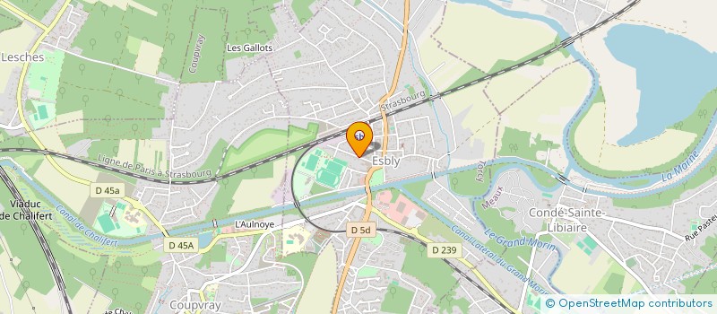 localisation de l'entreprise ARLYS à ESBLY