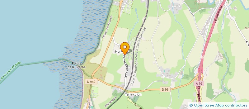 localisation de l'entreprise ARLYVIC  WIMEREUX