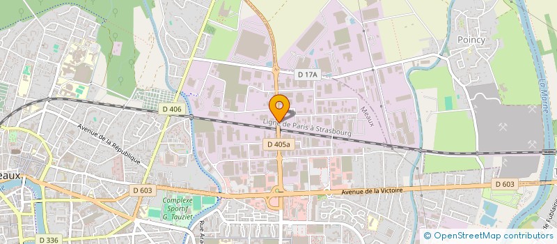 localisation de l'entreprise ARM à MEAUX