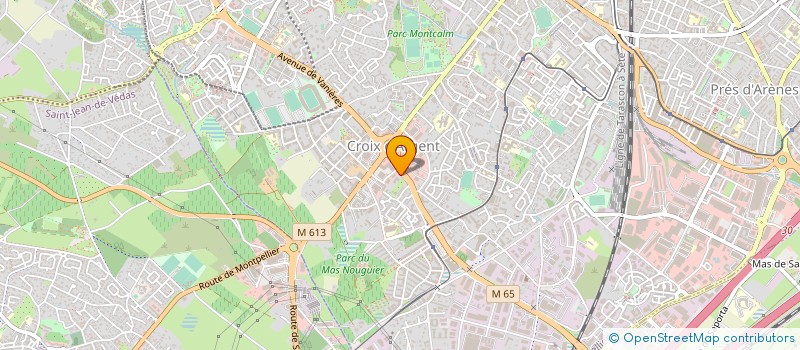 localisation de l'entreprise ARM à MONTPELLIER