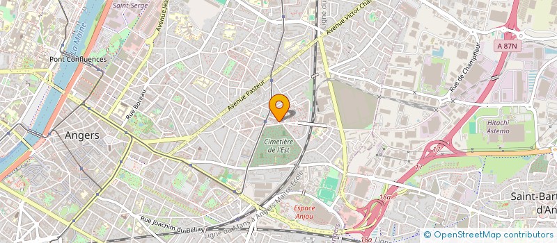 localisation de l'entreprise ARM ANGERS à ANGERS