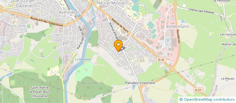localisation de l'entreprise ARM BAT à LAVAL
