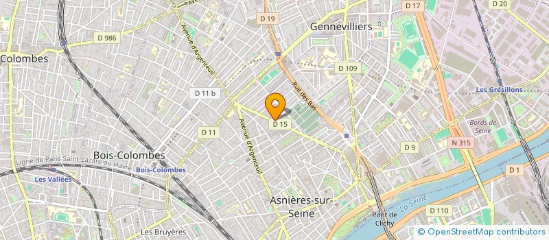 localisation de l'entreprise ARM EDITIONS à ASNIERES-SUR-SEINE
