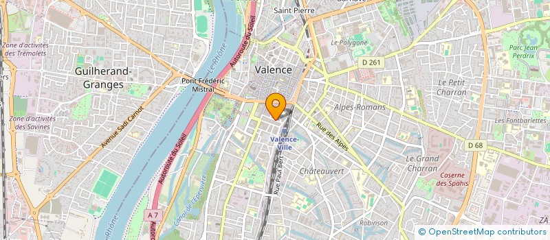 localisation de l'entreprise ARM EPICERIE GENERALE  VALENCE