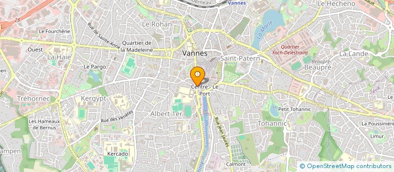 localisation de l'entreprise ARM IMMOBILIER à VANNES