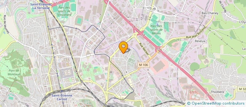 localisation de l'entreprise ARM INDUSTRIES à SAINT-ETIENNE