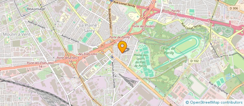 localisation de l'entreprise ARM INVEST  VENISSIEUX