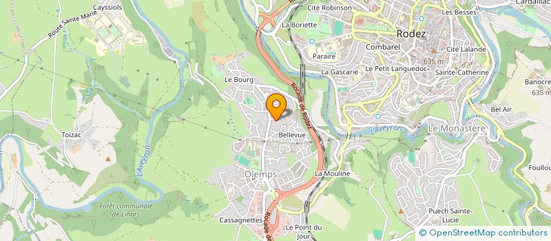 localisation de l'entreprise ARM POOL & SPA  BARAQUEVILLE