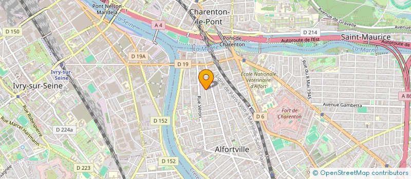 localisation de l'entreprise ARM SECURITE PRIVEE à ALFORTVILLE