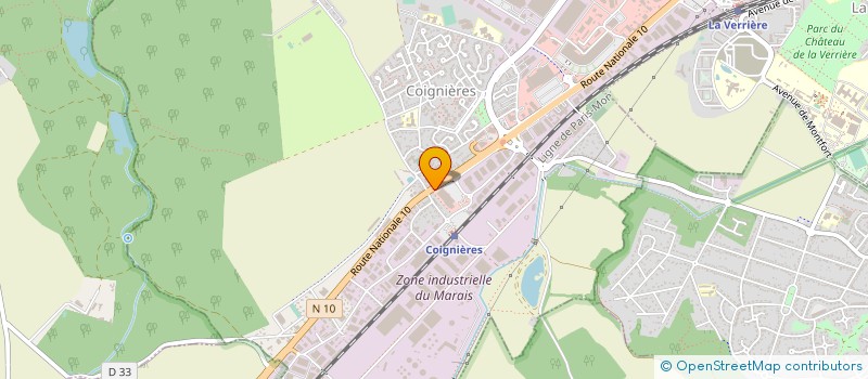 localisation de l'entreprise ARM SPORT à COIGNIERES
