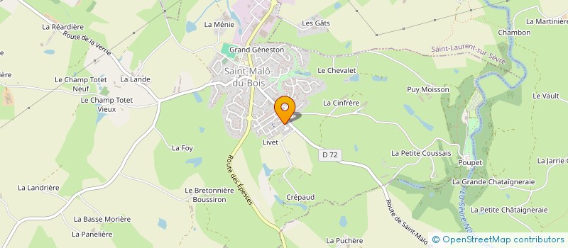 localisation de l'entreprise ARM3D  SAINT-MALO-DU-BOIS