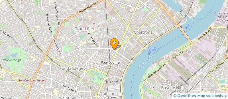 localisation de l'entreprise ARMA à BORDEAUX