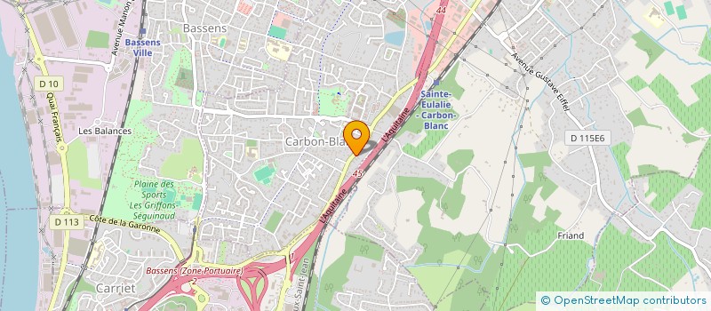 localisation de l'entreprise ARMA  CARBON-BLANC