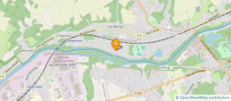 localisation de l'entreprise ARMA 7  AUVERS-SUR-OISE