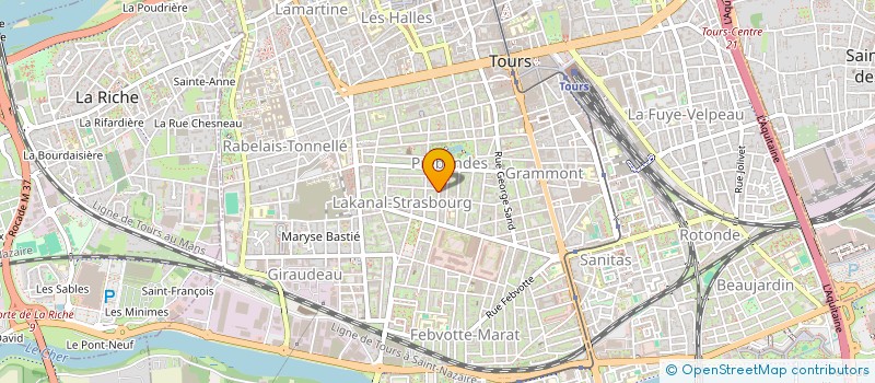 localisation de l'entreprise ARMA  TOURS