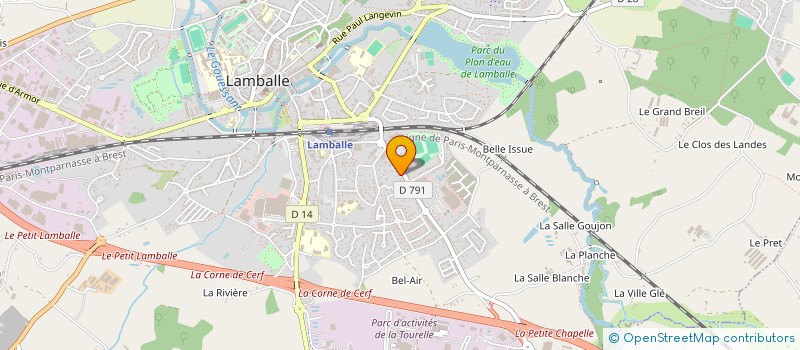 localisation de l'entreprise ARMA  LAMBALLE-ARMOR