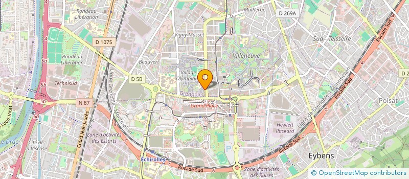 localisation de l'entreprise ARMA à GRENOBLE