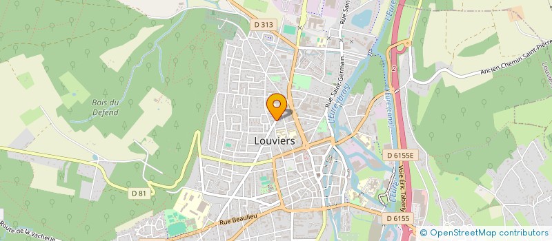 localisation de l'entreprise ARMA CONSTRUCTION à LOUVIERS
