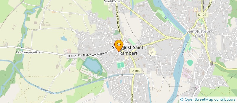 localisation de l'entreprise ARMA-LINE  SAINT-JUST-SAINT-RAMBERT