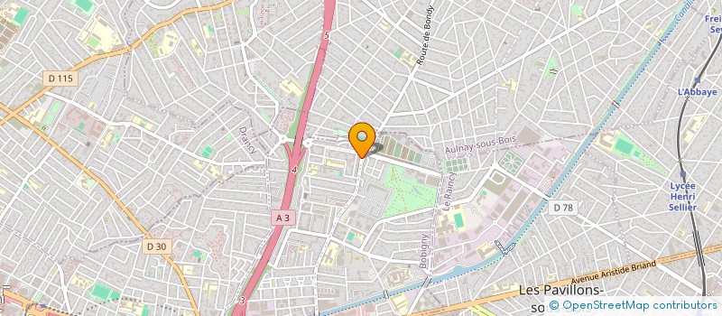 localisation de l'entreprise ARMA PNEU  BONDY