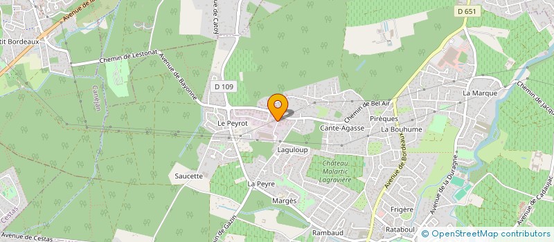 localisation de l'entreprise ARMA POSE à LEOGNAN