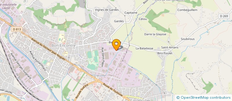 localisation de l'entreprise ARMA PREFA  BON-ENCONTRE