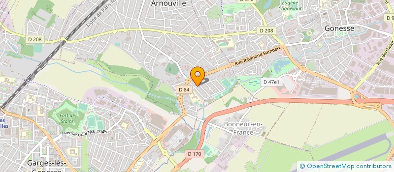 localisation de l'entreprise ARMAAN à ARNOUVILLE