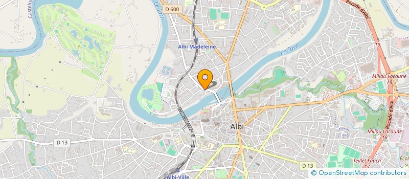 localisation de l'entreprise ARMAC  ALBI