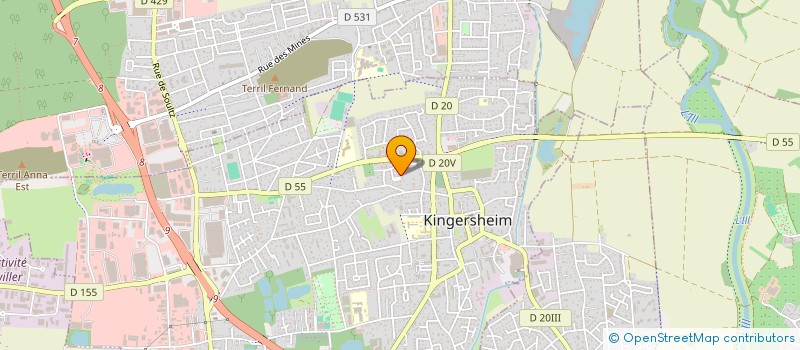 localisation de l'entreprise ARMACLO2  KINGERSHEIM