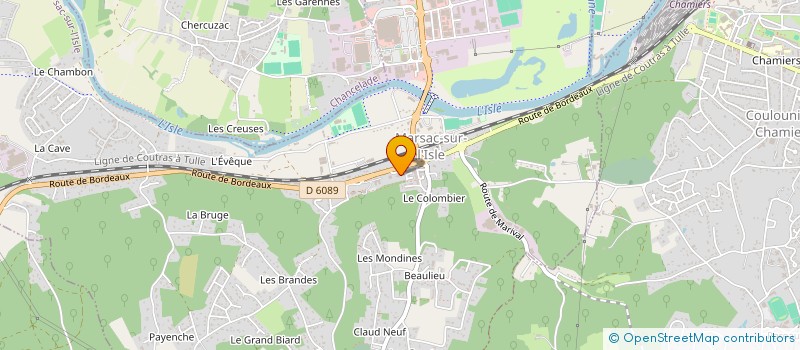 localisation de l'entreprise ARMACOR  MARSAC-SUR-L'ISLE