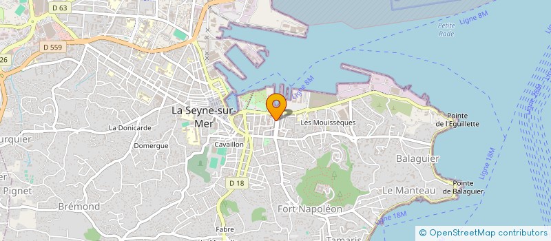 localisation de l'entreprise ARMADA à LA SEYNE-SUR-MER