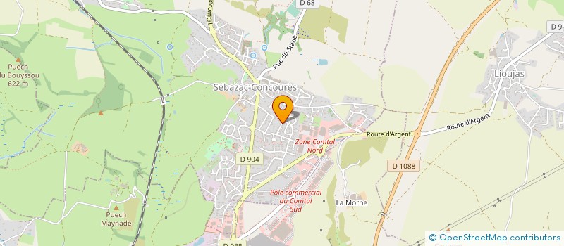localisation de l'entreprise ARMADOC TRANSPORTS à LA LOUBIERE