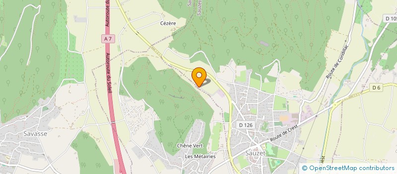 localisation de l'entreprise ARMAE à SAINT-MARCEL-LES-SAUZET