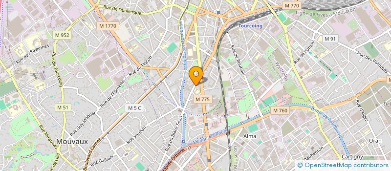 localisation de l'entreprise ARMAFREVI  TOURCOING