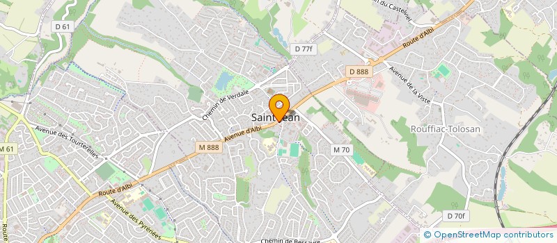 localisation de l'entreprise ARMAGA à SAINT-JEAN