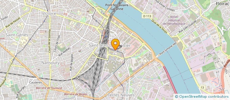 localisation de l'entreprise ARMAGNAC DISTRIBUTION à BORDEAUX