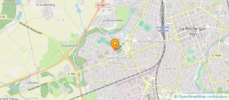 localisation de l'entreprise ARMAGUIDON à LA ROCHE-SUR-YON