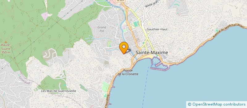 localisation de l'entreprise ARMAHE à SAINTE-MAXIME