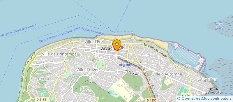 localisation de l'entreprise ARMALOU à ARCACHON