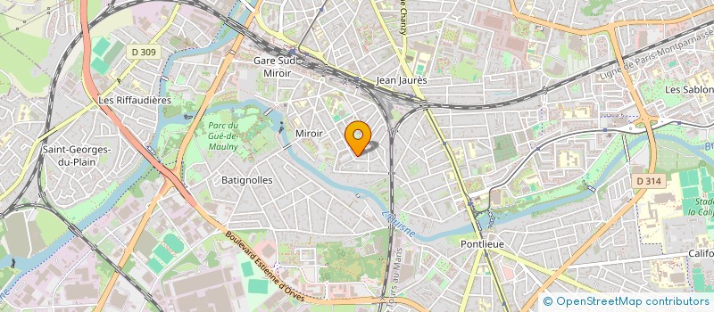 localisation de l'entreprise ARMAN   LE MANS