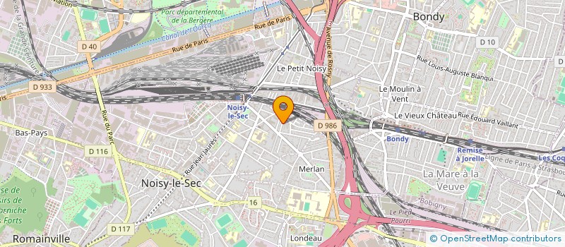 localisation de l'entreprise ARMAN CONSTRUCTION à NOISY-LE-SEC