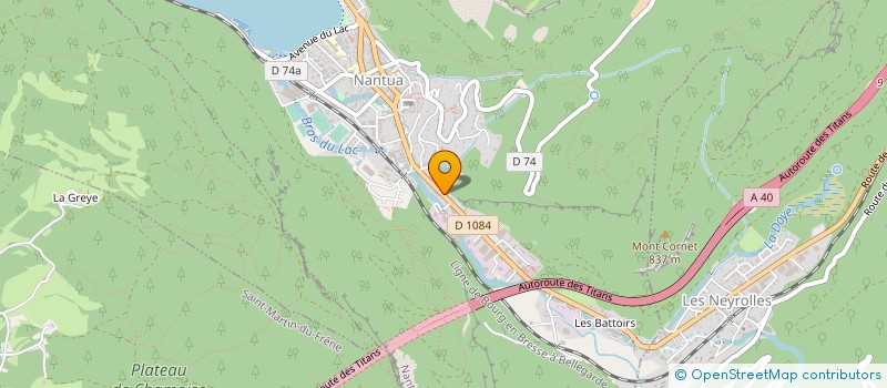 localisation de l'entreprise ARMAN GROUP  NANTUA